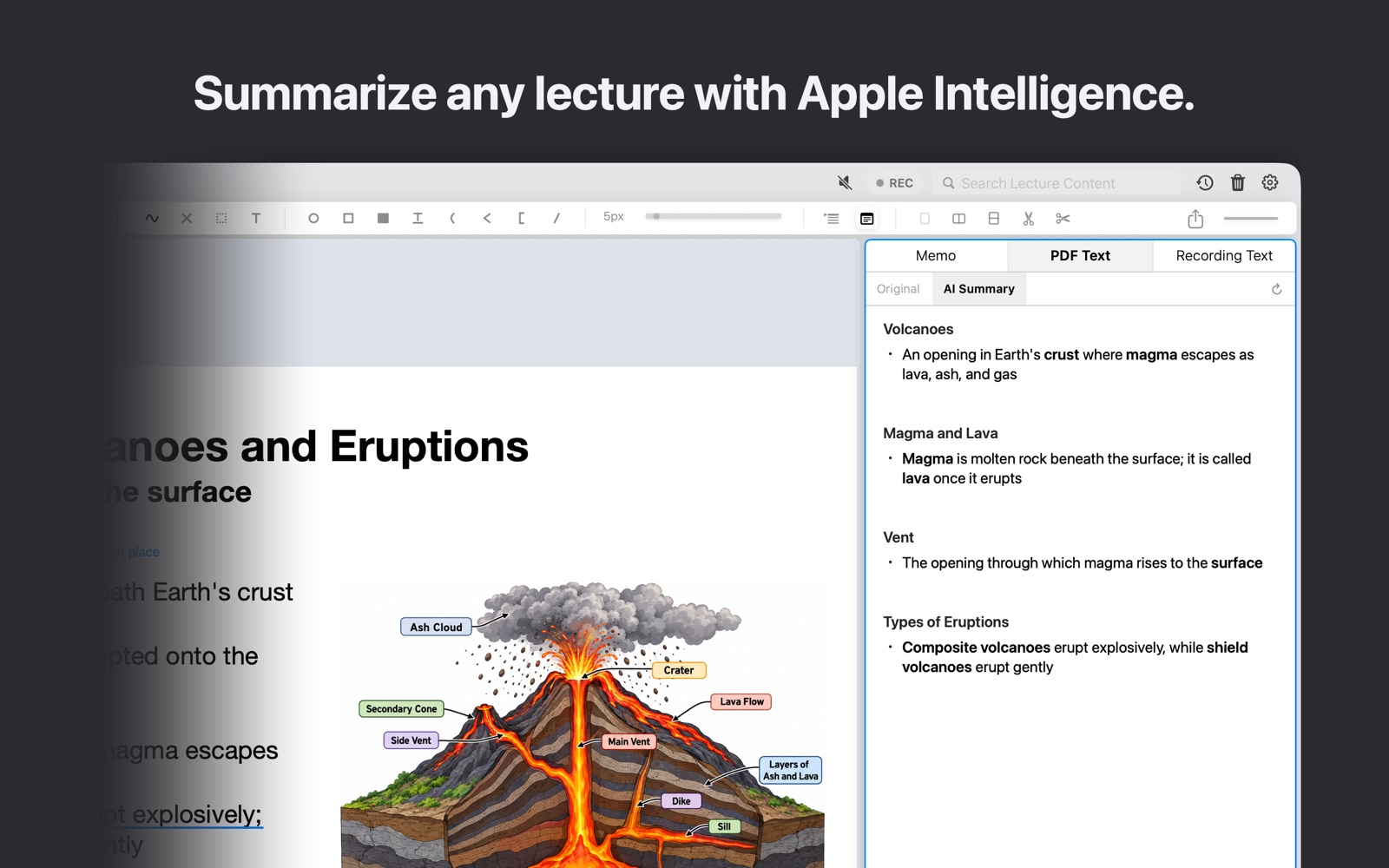 Apple Intelligence로 요약한 강의 내용